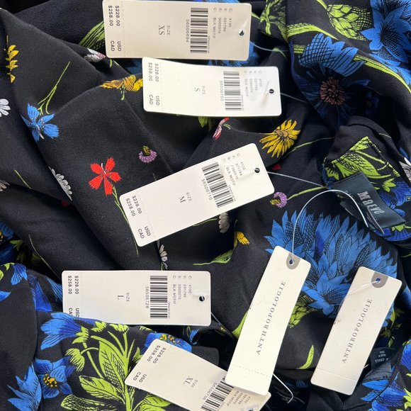 ANTHROPOLOGIE MAEVE Lucinda Silk Tunic Dress NWT - Picture 10 of 12